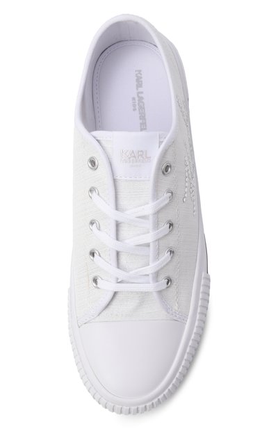 Текстильные кеды KARL LAGERFELD KIDS, арт. Z31168, фото 4