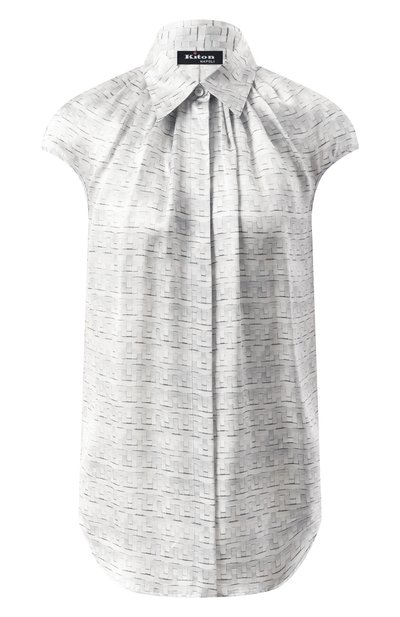 Женская атласная блузка KITON, арт. D51420K0926E01