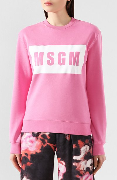 Хлопковый свитшот MSGM, арт. 2841MDM96 207299, фото 3
