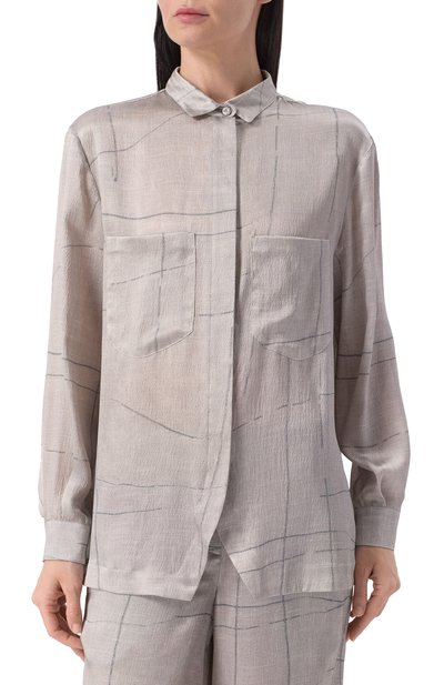 Атласная блузка GIORGIO ARMANI, арт. GW000775/TE13743, фото 3