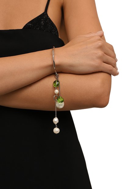 Браслет DRIES VAN NOTEN серебряного цвета по цене 52750 руб., арт. 241-018261-099, фото 2 Браслет DRIES VAN NOTEN, арт. 241-018261-099, фото 2