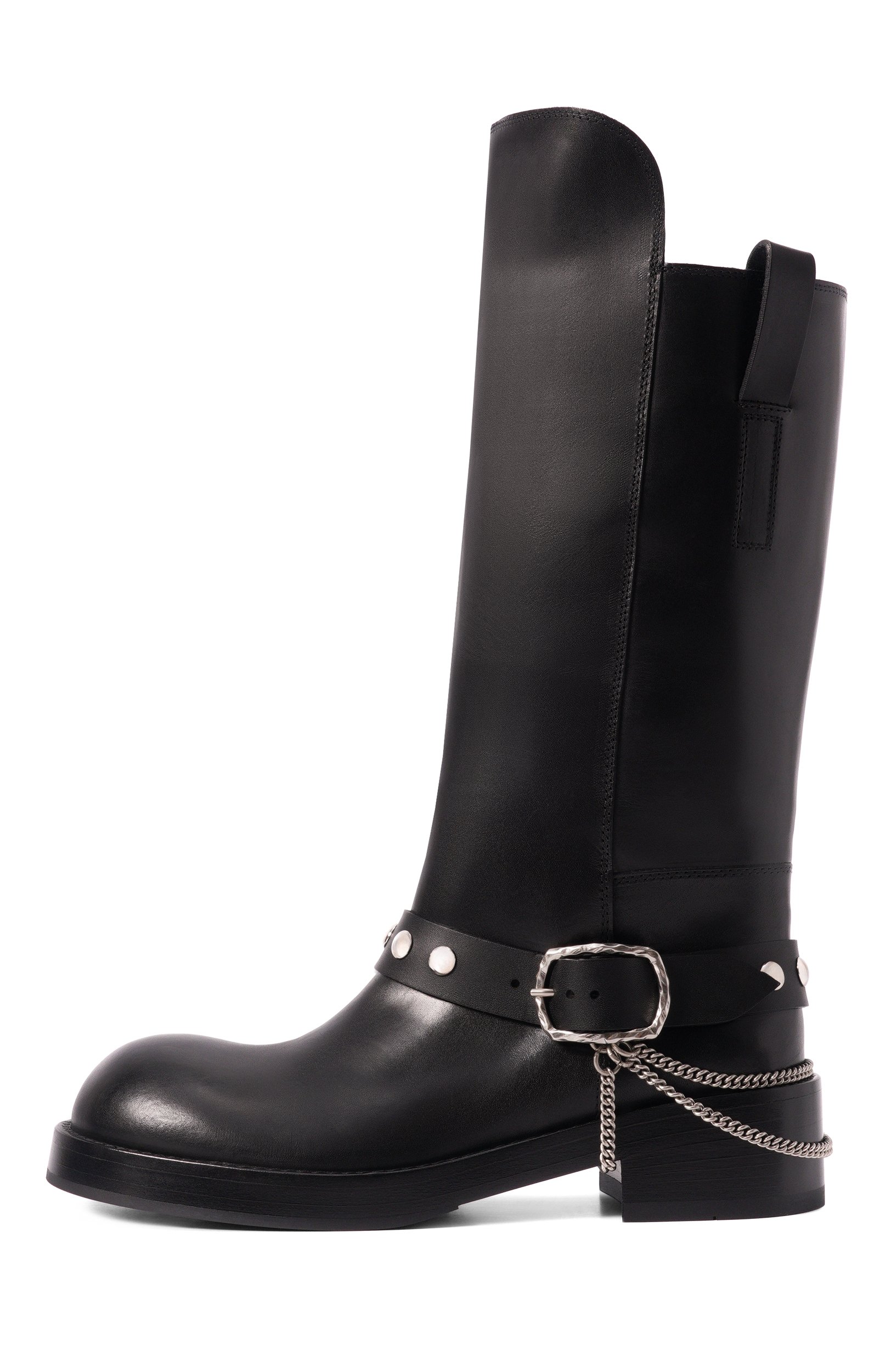 Кожаные сапоги edeed ANN DEMEULEMEESTER, арт. B0014711/LT049, фото 4