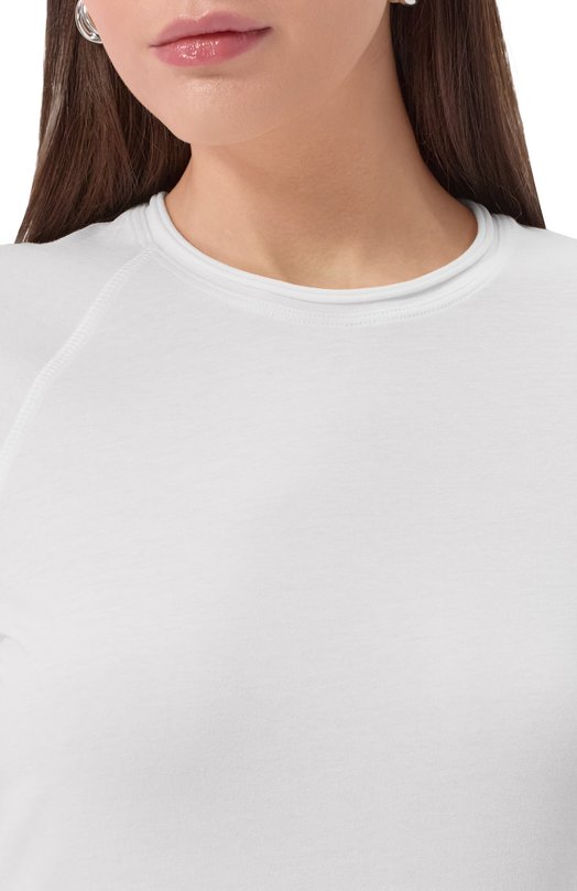 Хлопковый лонгслив Helmut Lang P05HW505 Белый  P05HW505 Фото 5