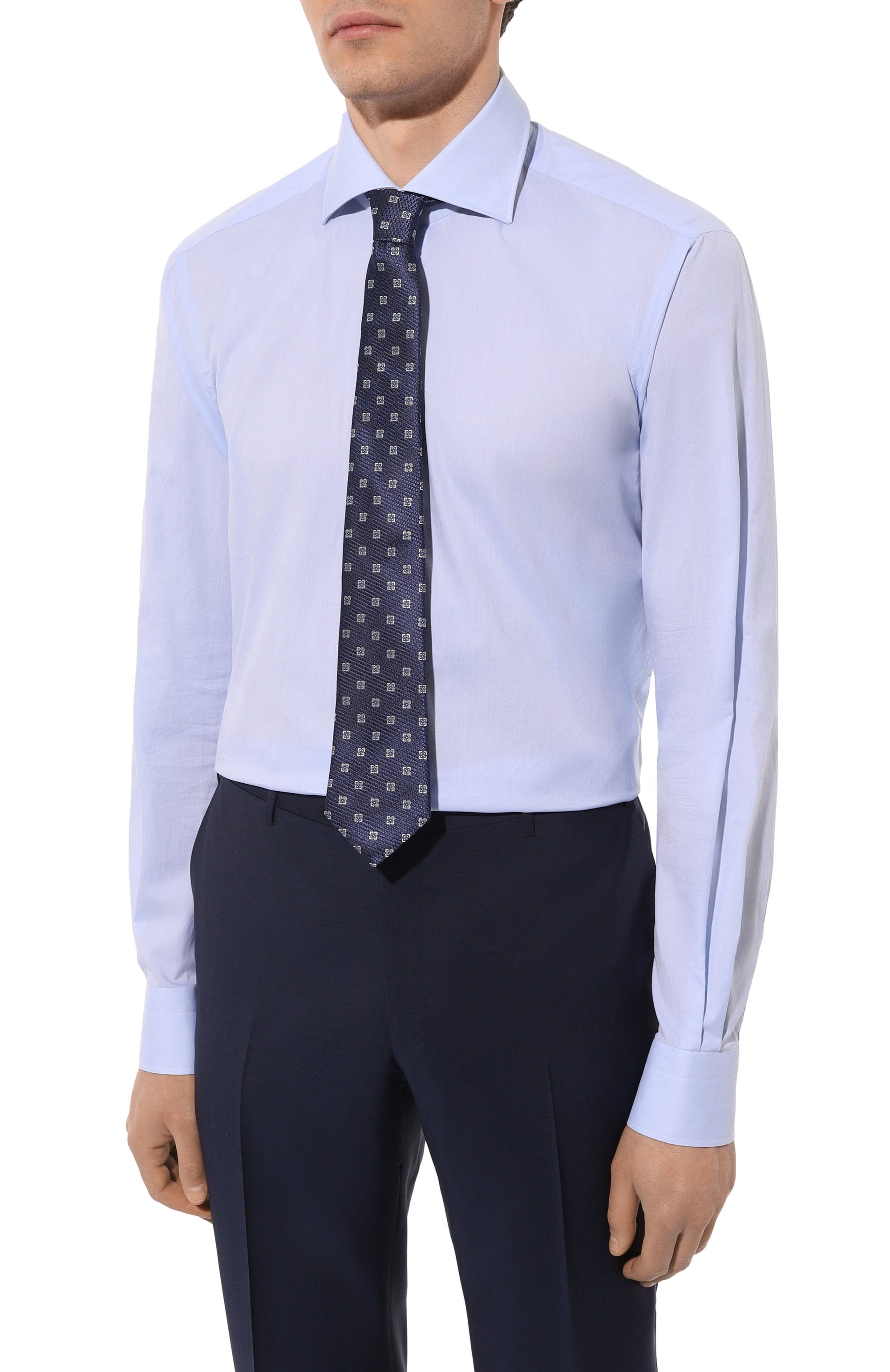 Хлопковая сорочка KITON, арт. UCIH06145, фото 3