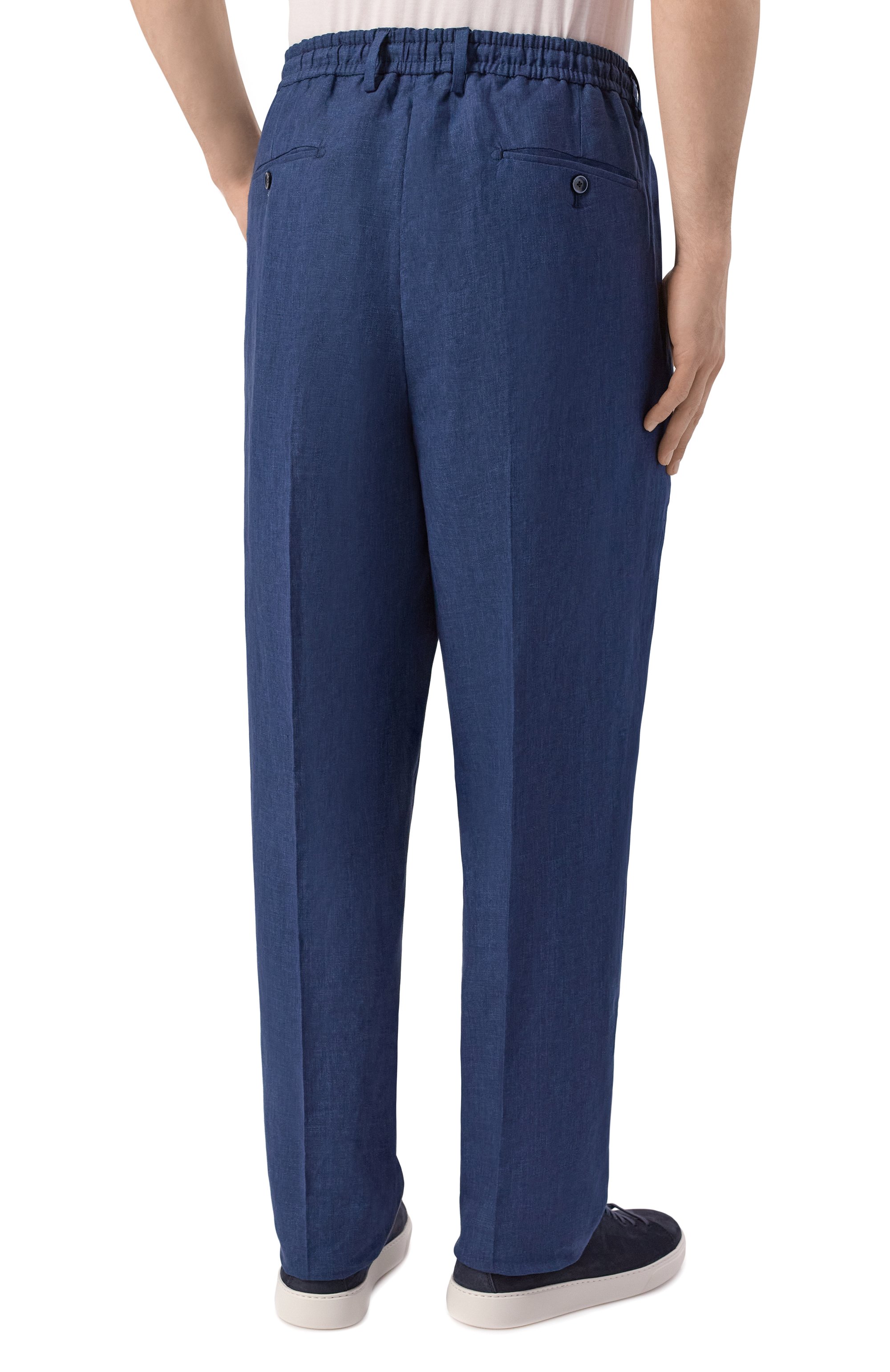 Льняные брюки ANDREA CAMPAGNA, арт. C0VENTSLFSAC/300118, фото 4