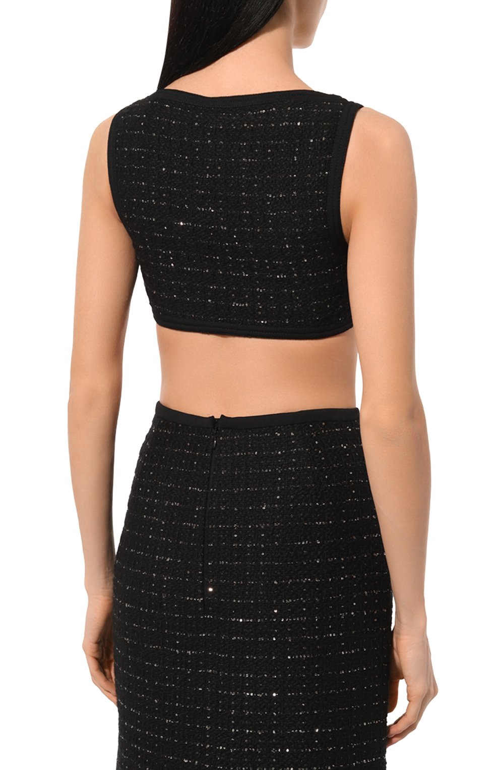 Твидовый топ GIAMBATTISTA VALLI, арт. 24FWPVCA1148-08UBE, фото 4