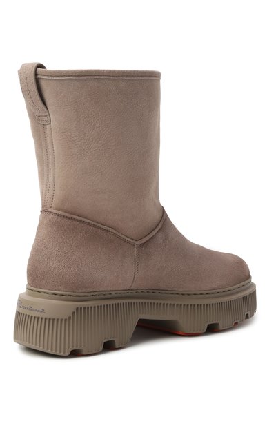 Замшевые полусапоги SANTONI, арт. WTCG71965GA2ARYH, фото 5