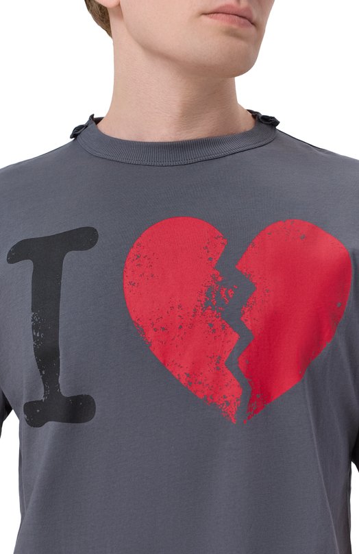 Хлопковая футболка Magliano MGSS26TT07012 Серый  MGSS26TT07012 Фото 5