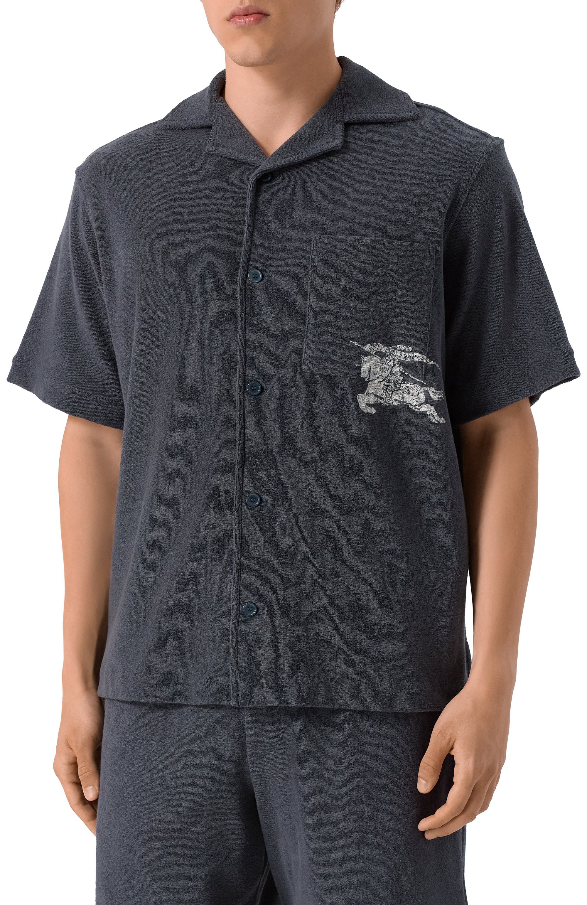 Хлопковая рубашка BURBERRY, арт. 8109205, фото 3