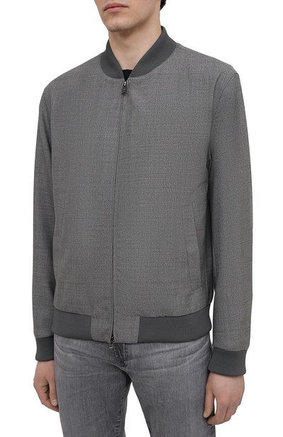 Шерстяной бомбер BOSS, арт. 50450203, фото 3