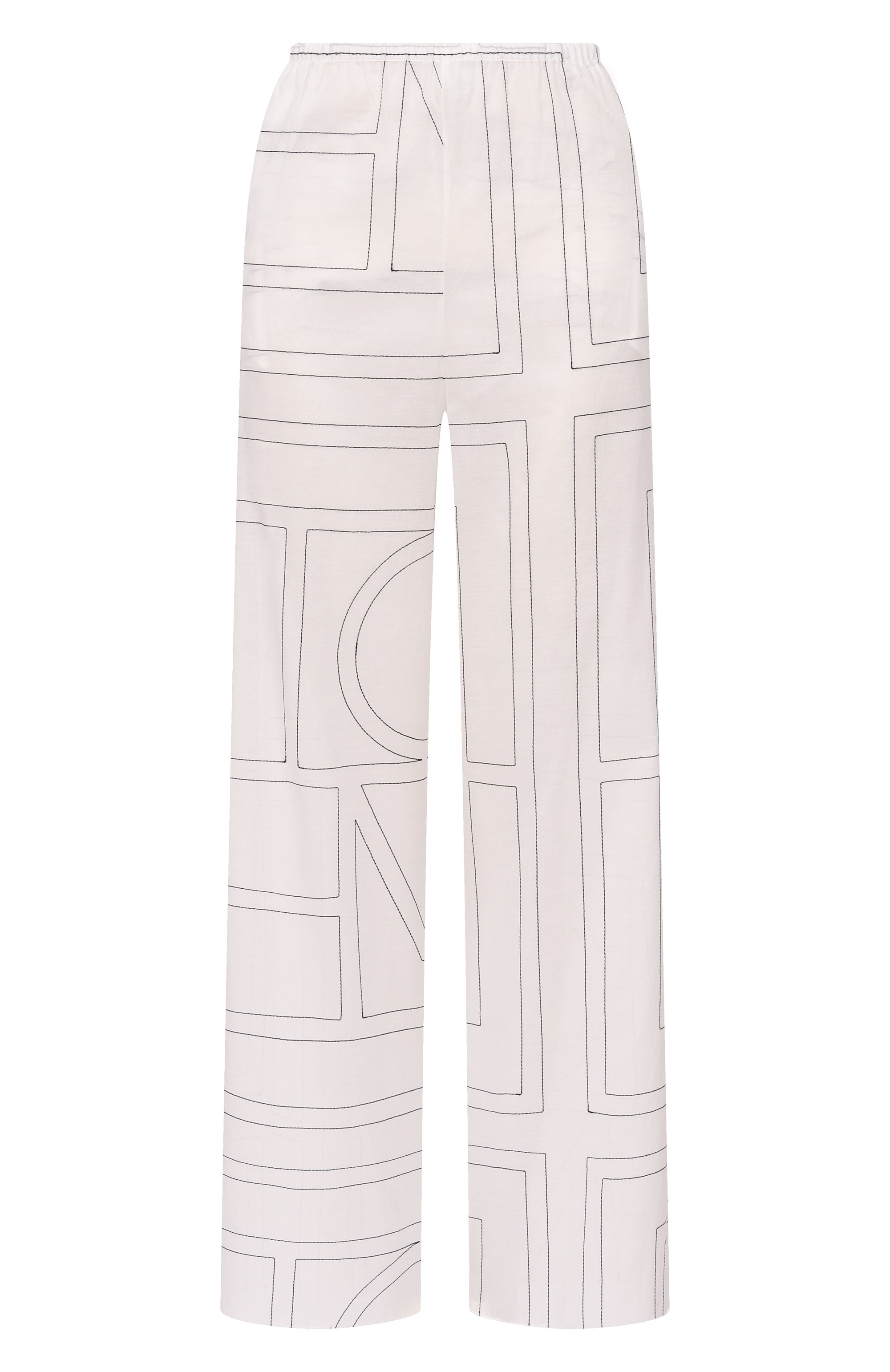 Брюки и з лиоцелла и хлопка TOTEME, арт. 243-WRB1092-FB0239, фото 1