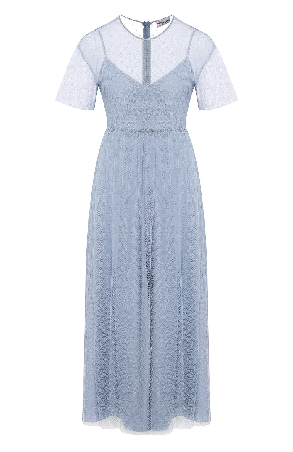 Платье REDVALENTINO голубого цвета по цене 99900 руб., арт. TR3VAK35/1GK, фото 1 Платье REDVALENTINO, арт. TR3VAK35/1GK, фото 1