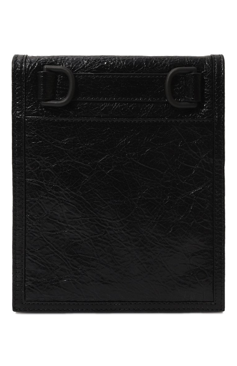 Мужская сумка explorer small BALENCIAGA черного цвета, арт. 655982/1VG7X | Фото 6 (Ремень/цепочка: На ремешке; Материал: Натуральная кожа; Размер: mini)