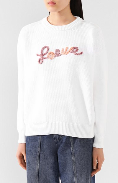 Хлопковый свитер LOEWE, арт. S540333X77, фото 3