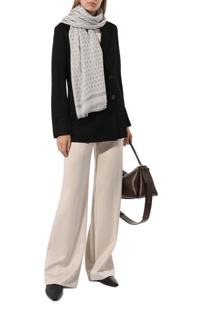 Шаль из вискозы и шерсти EMPORIO ARMANI, арт. 635300/CC102, фото 2