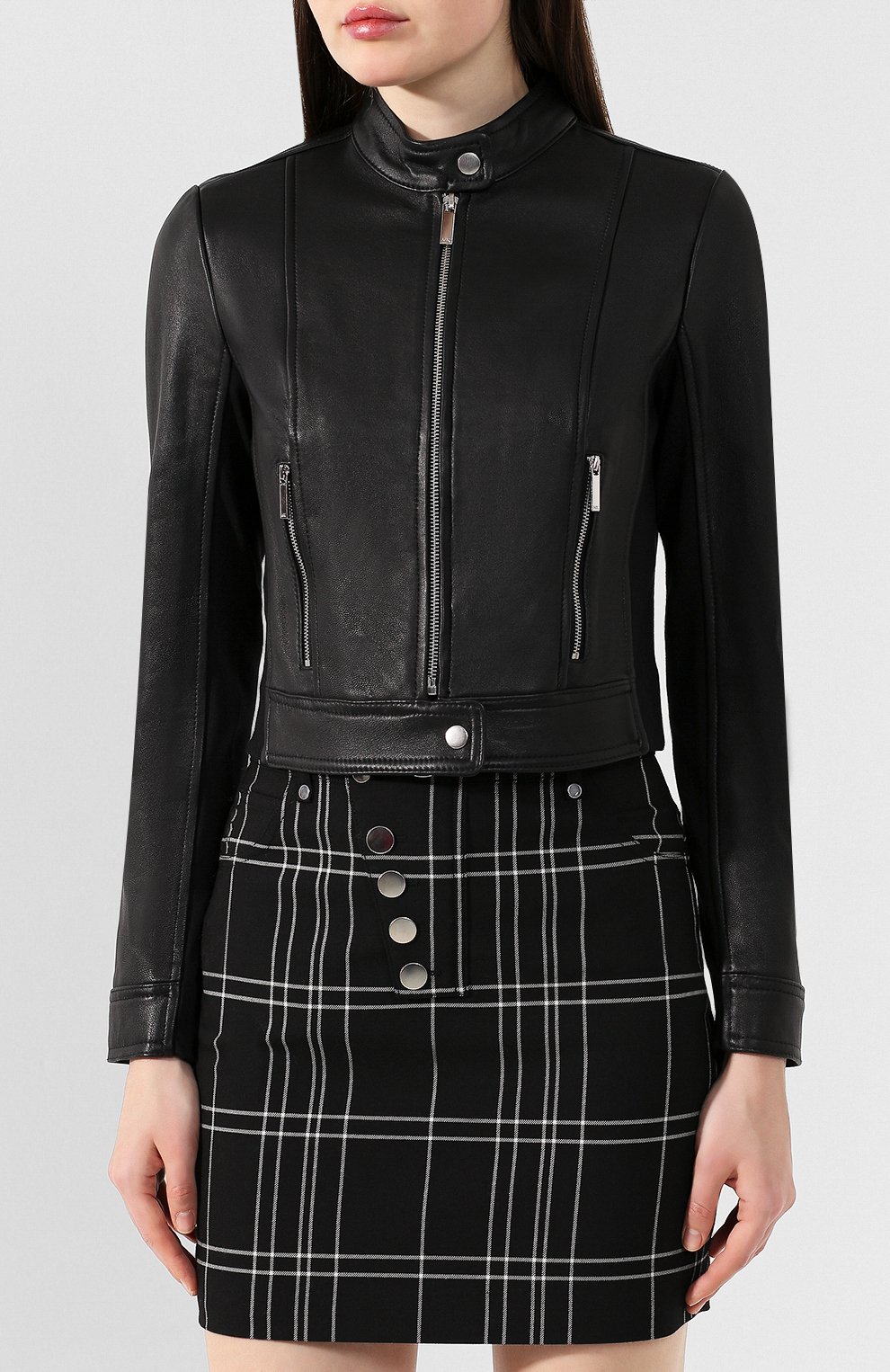 Куртка MICHAEL MICHAEL KORS черного цвета по цене 35250 руб., арт. MU92J0B8FX, фото 3 Куртка MICHAEL MICHAEL KORS, арт. MU92J0B8FX, фото 3