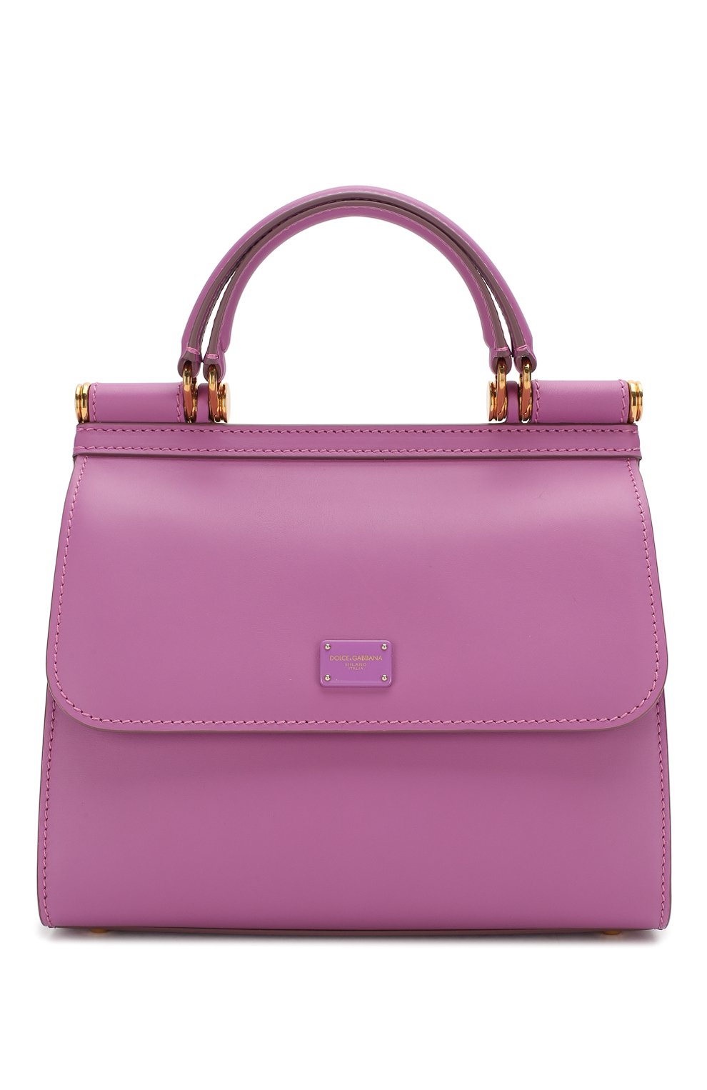 Сумка sicily 58 small DOLCE & GABBANA лилового цвета по цене 266000 руб., арт. BB6622/AV385, фото 1 Сумка sicily 58 small DOLCE & GABBANA, арт. BB6622/AV385, фото 1
