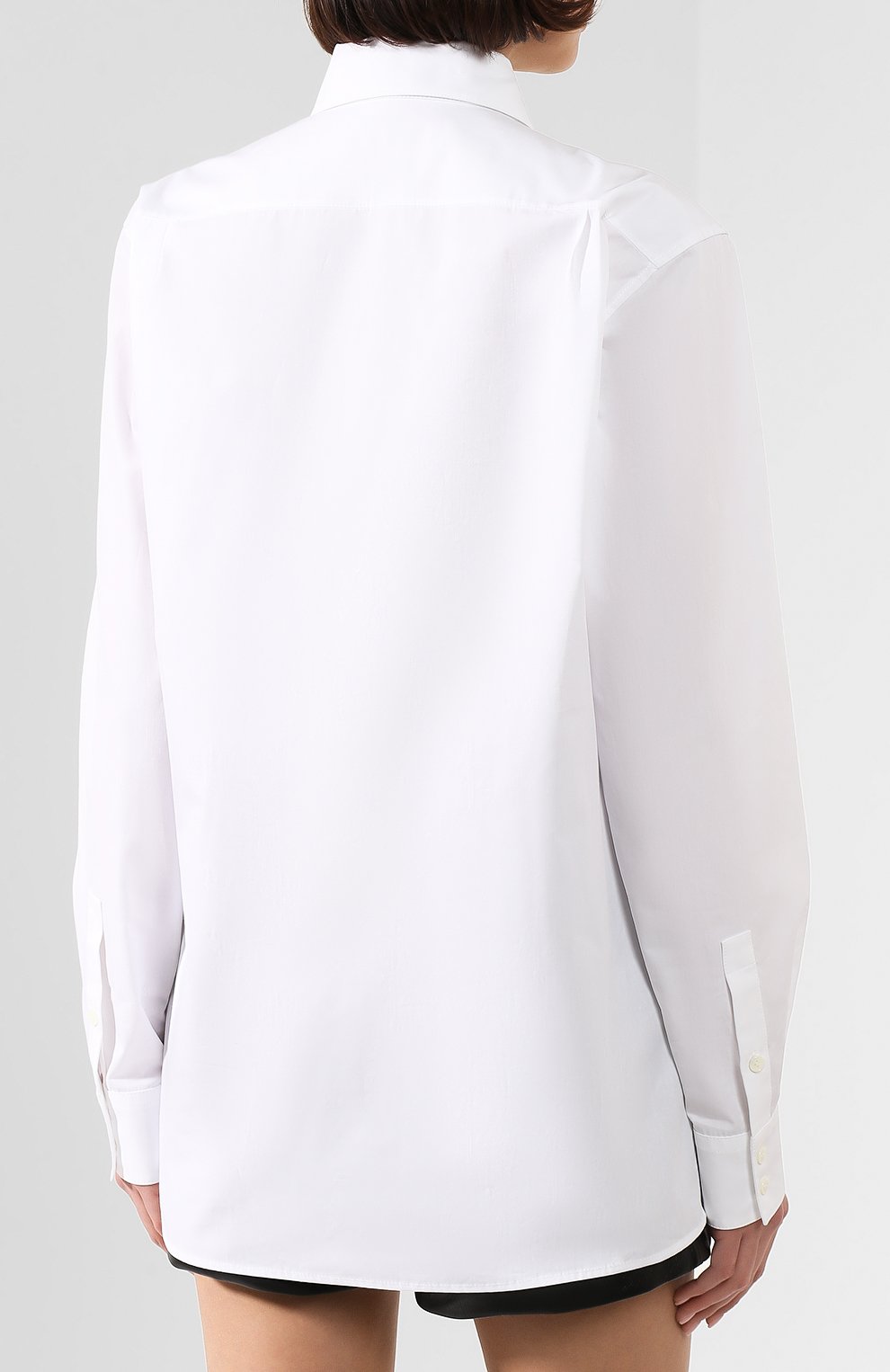 Хлопковая рубашка BALMAIN, арт. SF02003/T006, фото 4