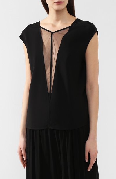 Топ из вискозы RICK OWENS, арт. R019S6163/YTU, фото 3