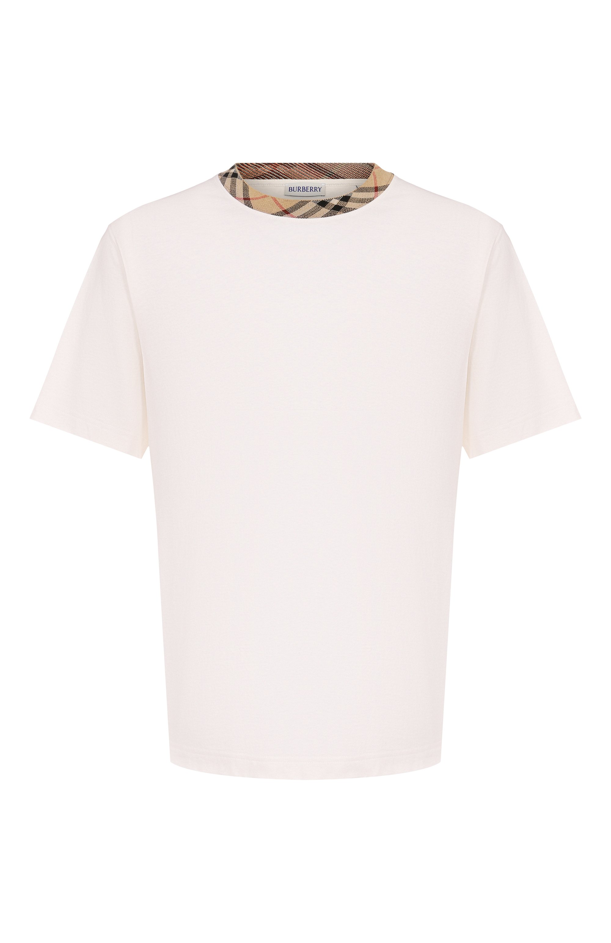 Хлопковая футболка BURBERRY, арт. 8110100, фото 1