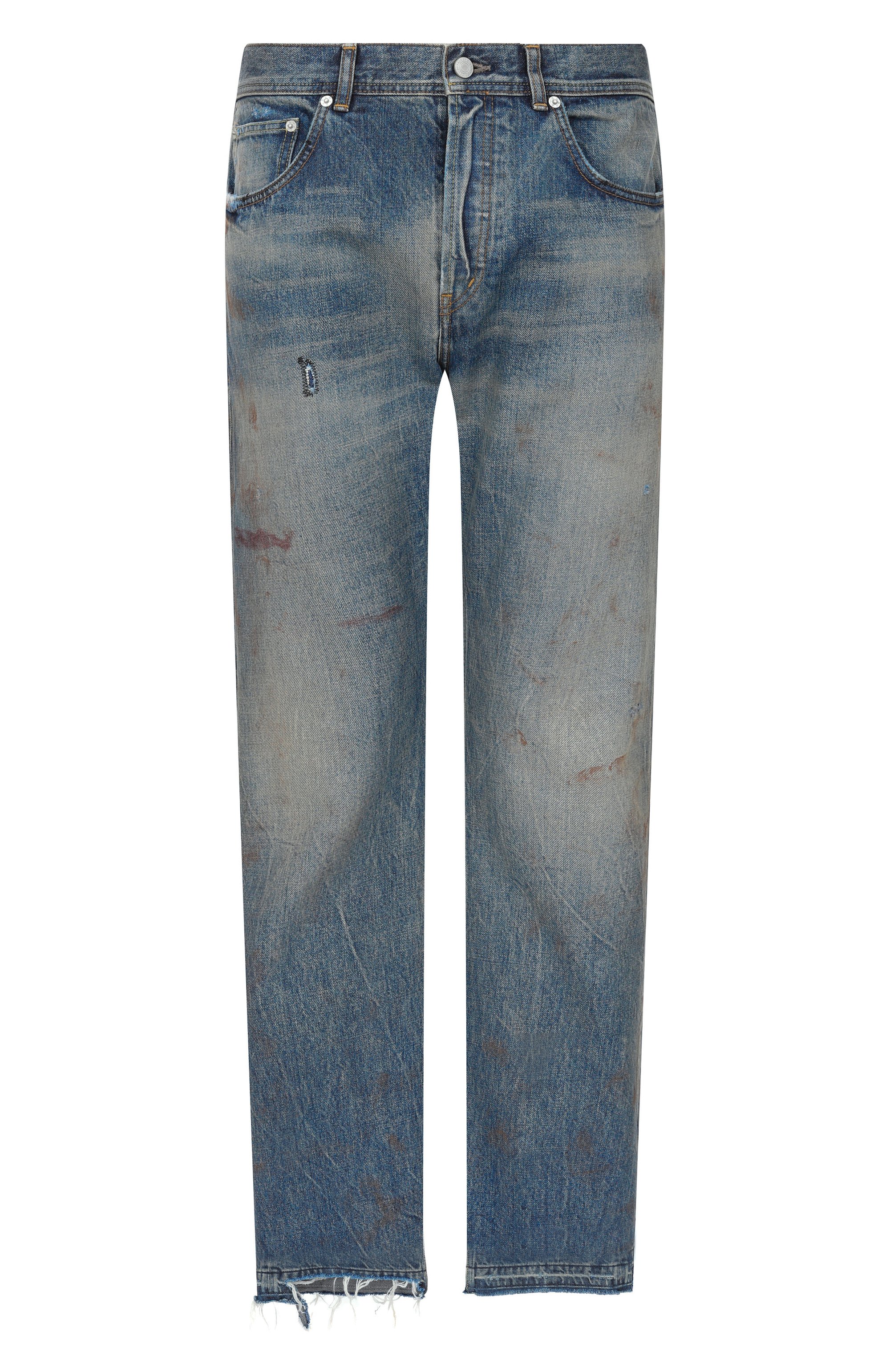 Джинсы elvis texas flare ENFANTS RICHES DEPRIMES синего цвета по цене 233000 руб., арт. 050-426, фото 1 Джинсы elvis texas flare ENFANTS RICHES DEPRIMES, арт. 050-426, фото 1