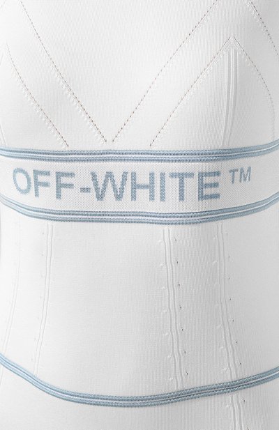 Боди с логотипом бренда OFF-WHITE, арт. 0WHE012S19D640440100, фото 5
