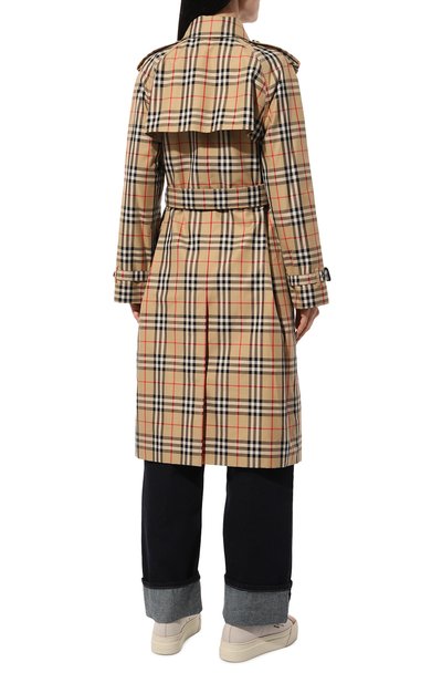 Хлопковый тренч BURBERRY, арт. 8072716, фото 4