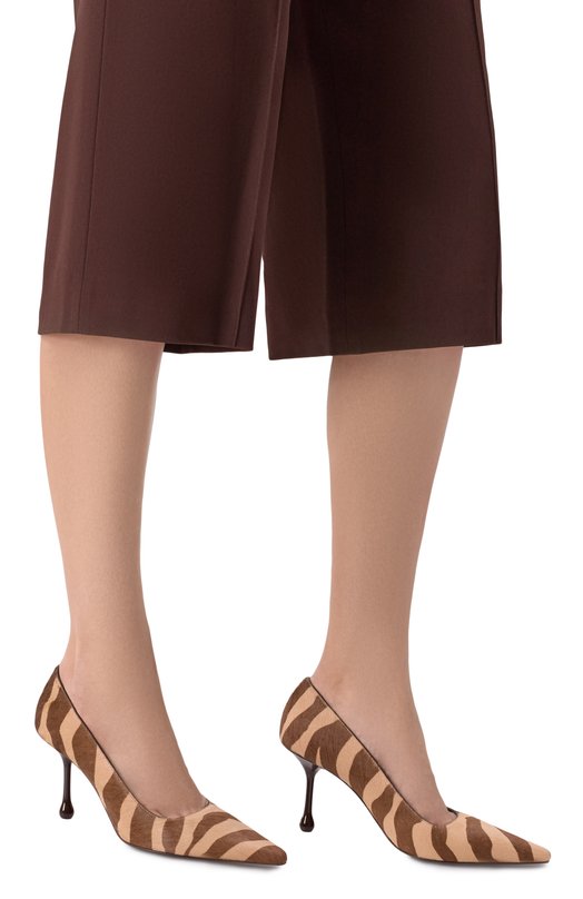 Кожаные туфли Ixia 80 Jimmy Choo IXIA80ZNC Коричневый  IXIA80ZNC Фото 2