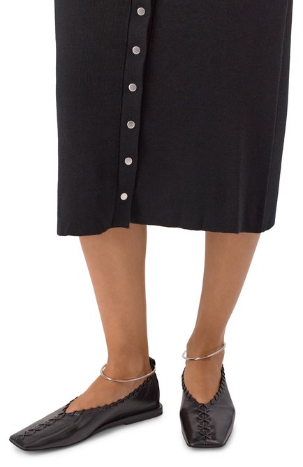 Женские кожаные балетки JIL SANDER, арт. J15WZ0009/P4864