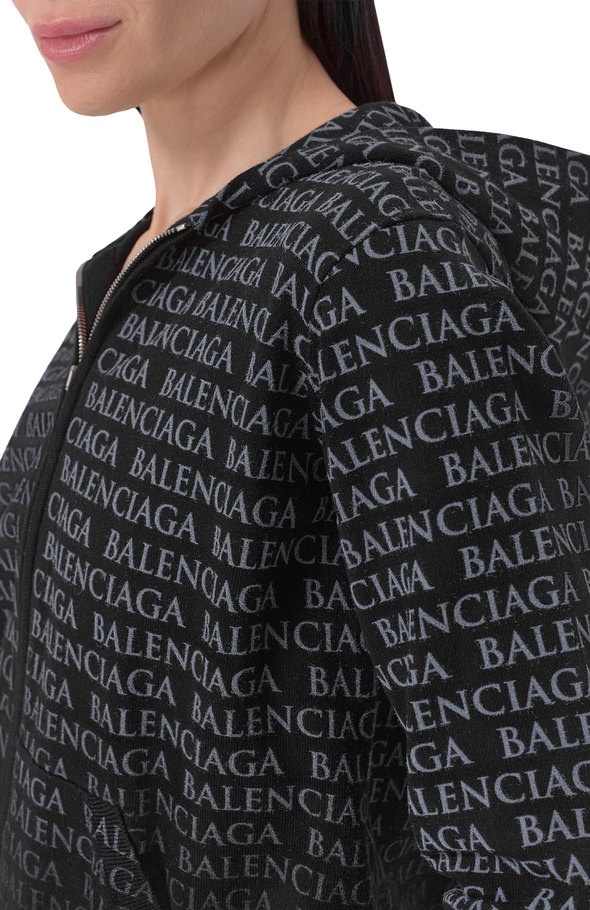 Хлопковая толстовка BALENCIAGA, арт. 857111/T3427, фото 5