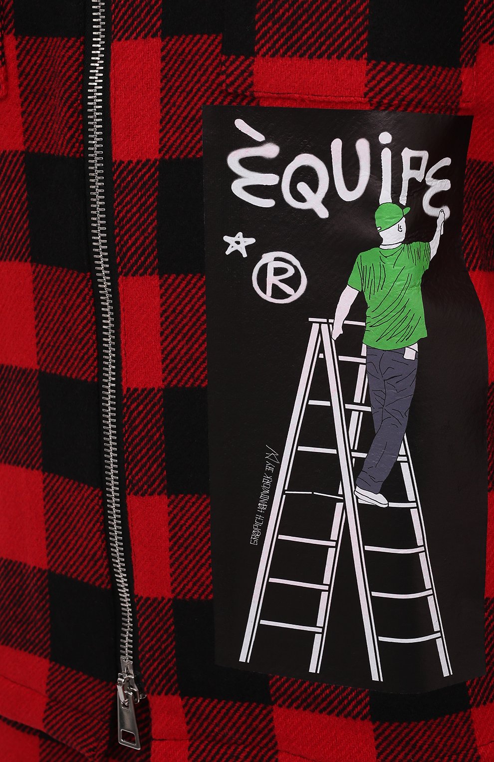 Куртка DIEGO VENTURINO красного цвета по цене 29700 руб., арт. FW21-DV CMC FZ-REDECF, фото 5 Куртка DIEGO VENTURINO, арт. FW21-DV CMC FZ-REDECF, фото 5