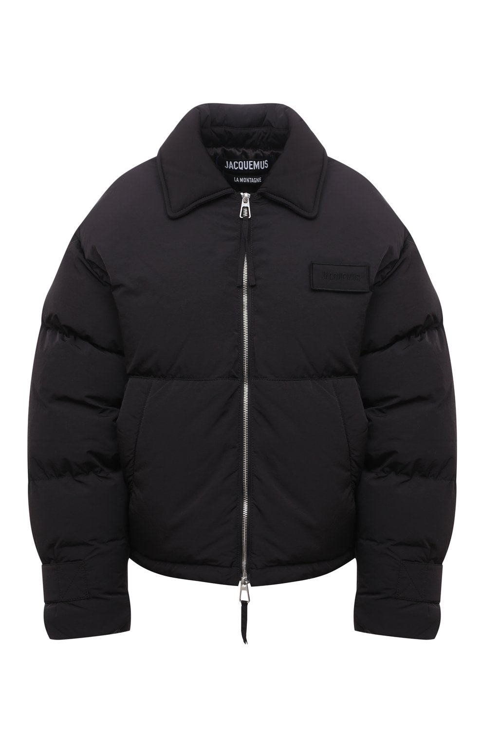 Пуховик JACQUEMUS черного цвета по цене 144000 руб., арт. 213BL003-1320, фото 1 Пуховик JACQUEMUS, арт. 213BL003-1320, фото 1
