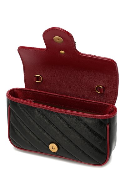 Сумка gg marmont super mini GUCCI, арт. 574969/00LFX, фото 4