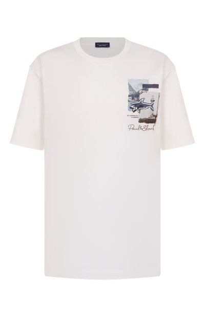Мужская хлопковая футболка PAUL&SHARK, арт. 15311640/3XL-6XL