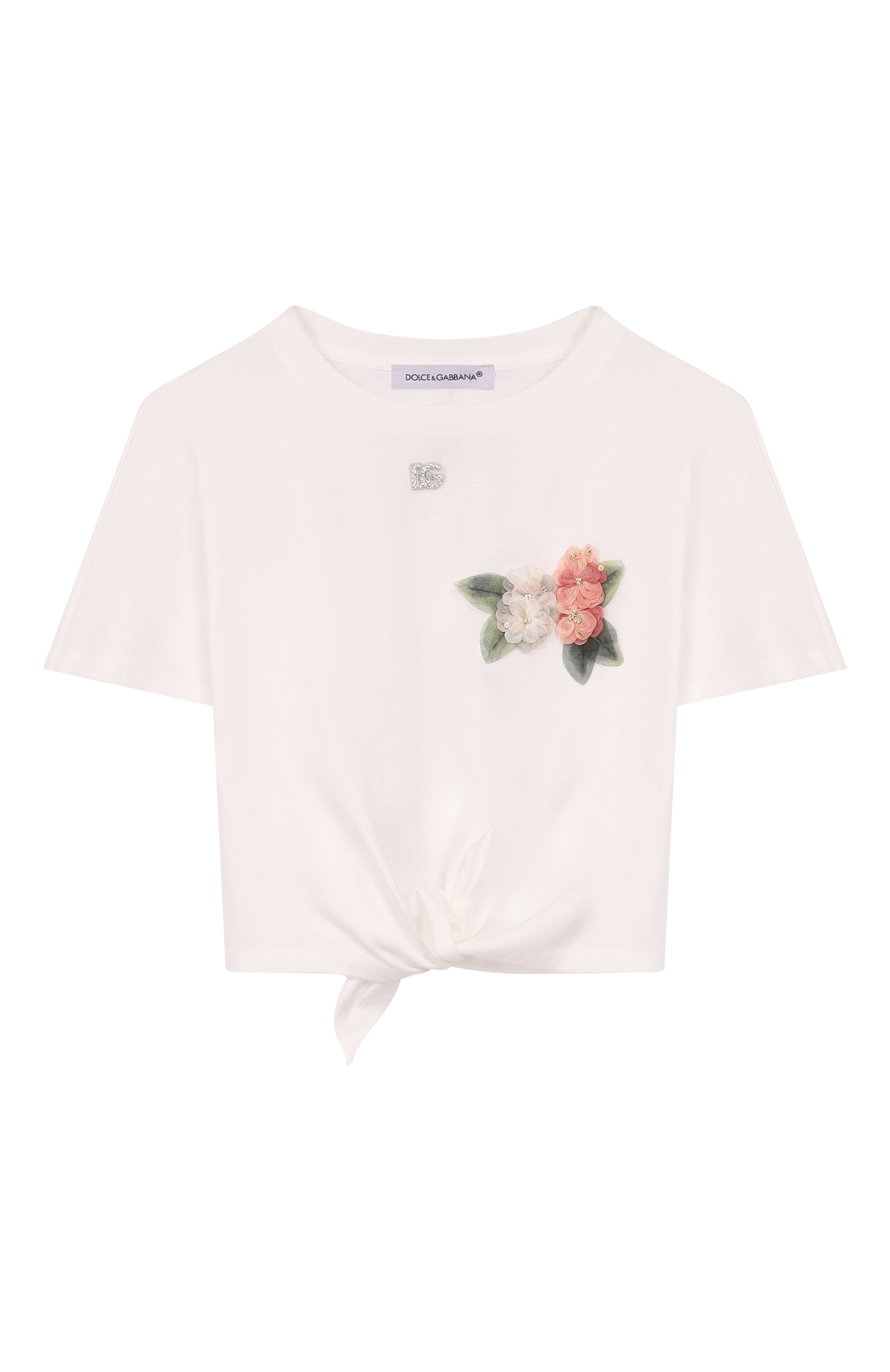 Хлопковая футболка DOLCE & GABBANA, арт. L5JTPV/G7PQN_001, фото 1