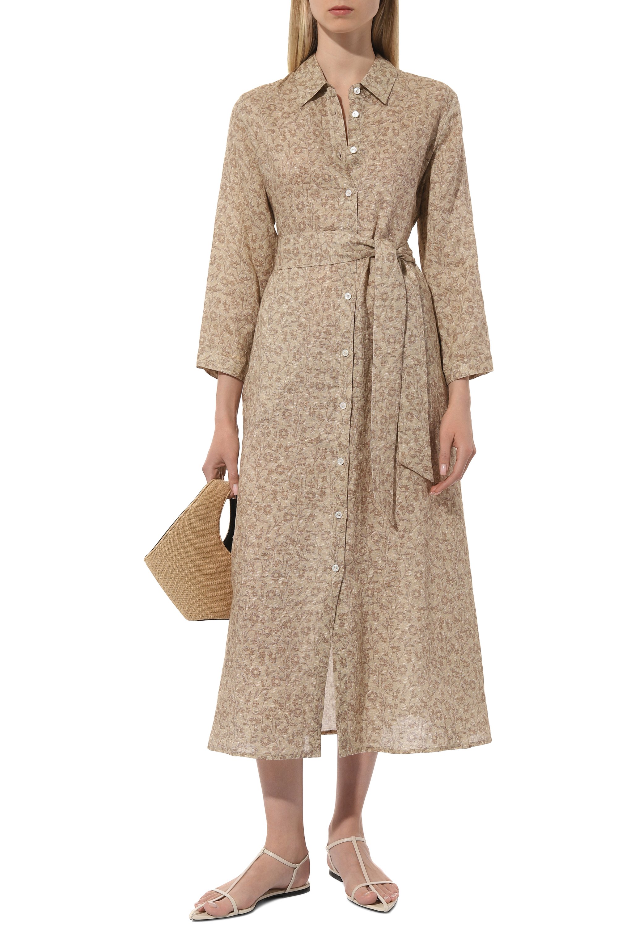 Льняное платье KITON, арт. D57308H08001, фото 2