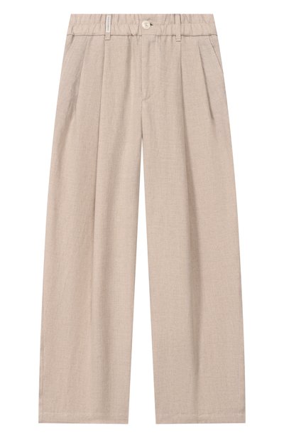 Льняные брюки DOLCE & GABBANA, арт. L45P44/FU4LG