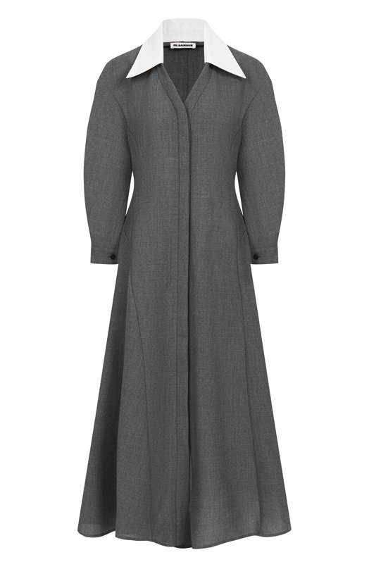 Шерстяное платье Jil Sander J02CT0522/J41557 Серый J02CT0522/J41557