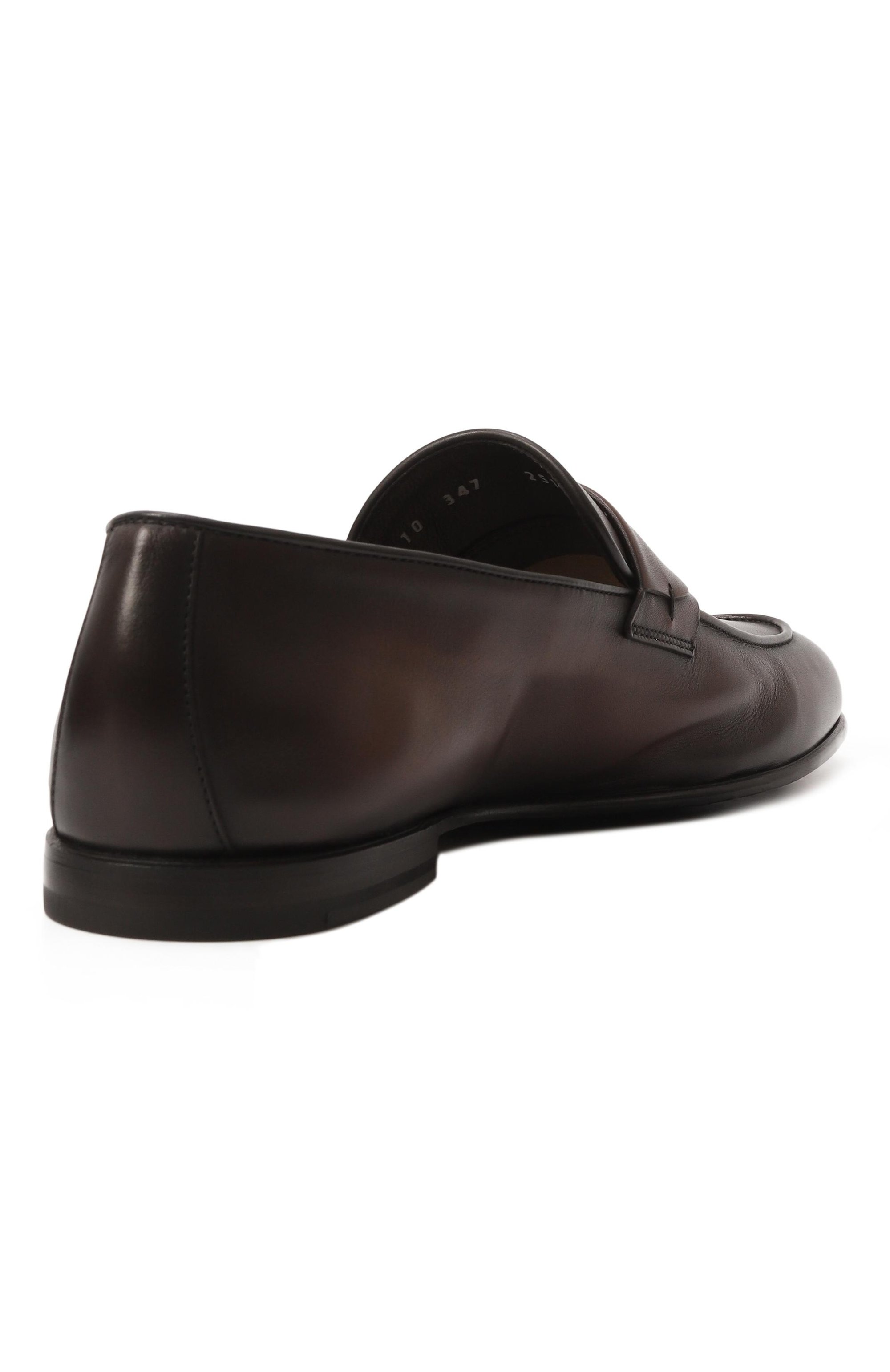 Кожаные пенни-лоферы BARRETT коричневого цвета по цене 67850 руб., арт. 251U006.2/C0RSAR0, фото 4 Кожаные пенни-лоферы BARRETT, арт. 251U006.2/C0RSAR0, фото 4