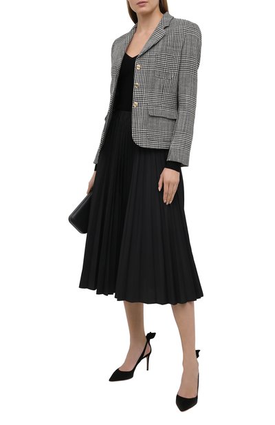 Замшевые туфли bow tie 85 AQUAZZURA, арт. DENMIDP0-SUE-000, фото 2