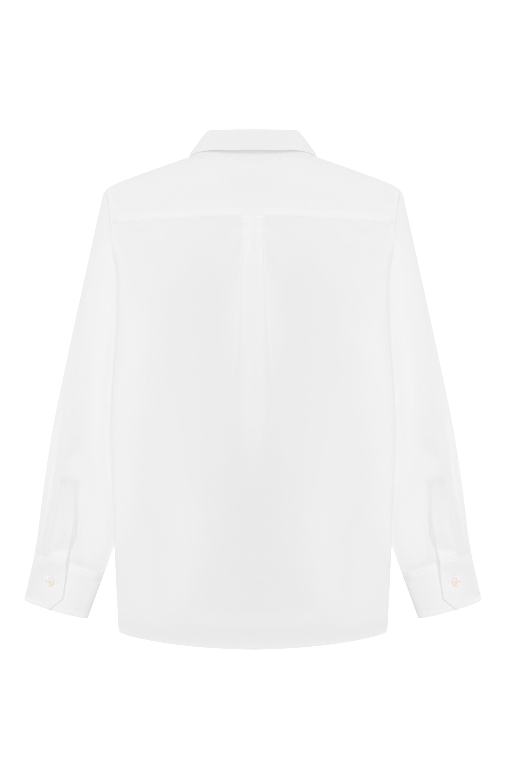 Хлопковая рубашка DOLCE & GABBANA белого цвета по цене 41750 руб., арт. L43S23/G7P6F_001, фото 2 Хлопковая рубашка DOLCE & GABBANA, арт. L43S23/G7P6F_001, фото 2