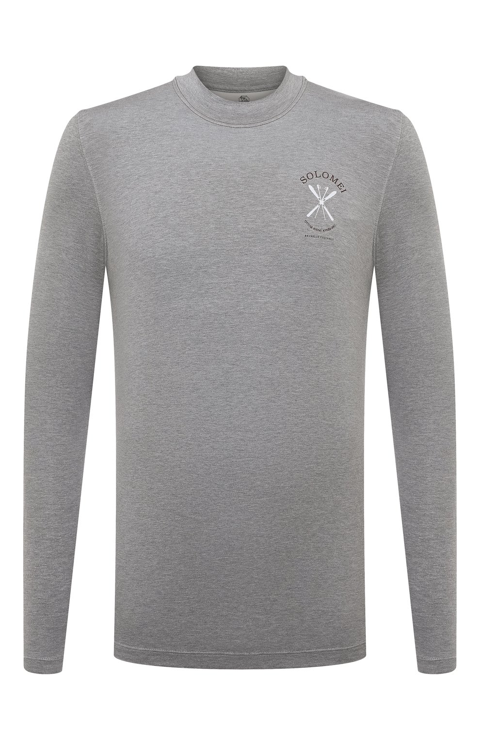 Шелковый лонгслив BRUNELLO CUCINELLI, арт. MM819KT70, фото 1