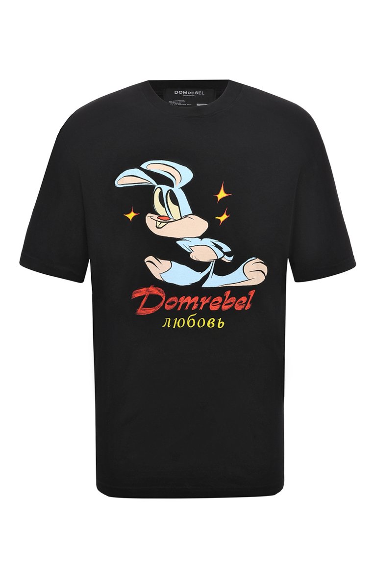 Хлопковая футболка DOMREBEL, арт. BUNNY L0VE/T-SHIRT, фото 1