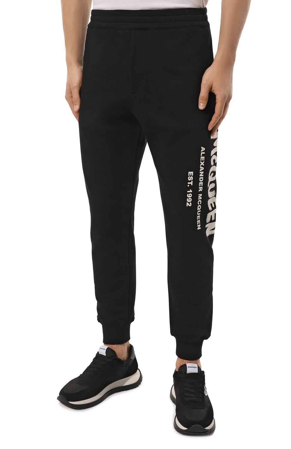 Хлопковые джоггеры ALEXANDER MCQUEEN, арт. 688714 QSZ81, фото 3