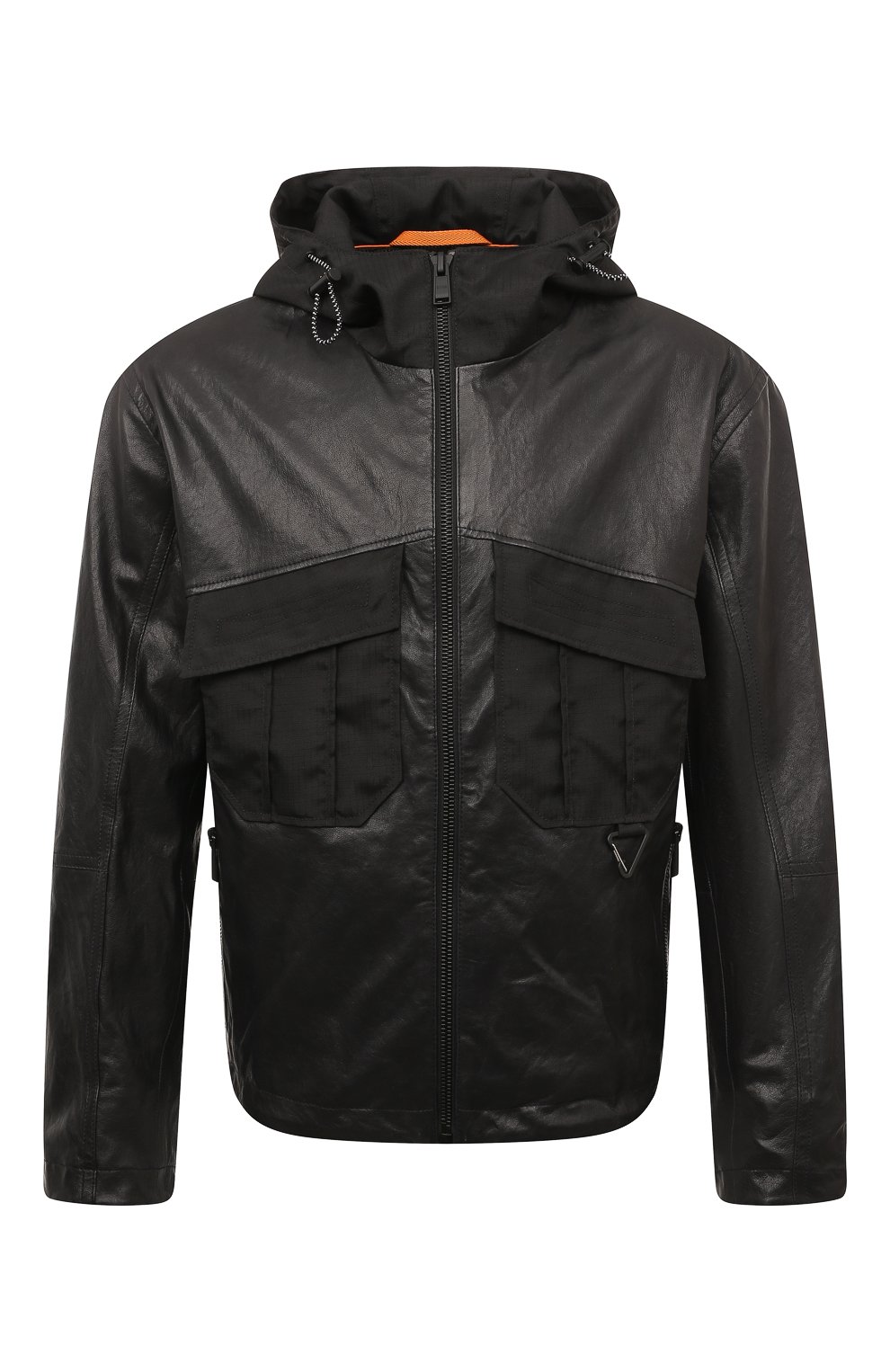 Кожаная куртка BOSS ORANGE, арт. 50485091, фото 1