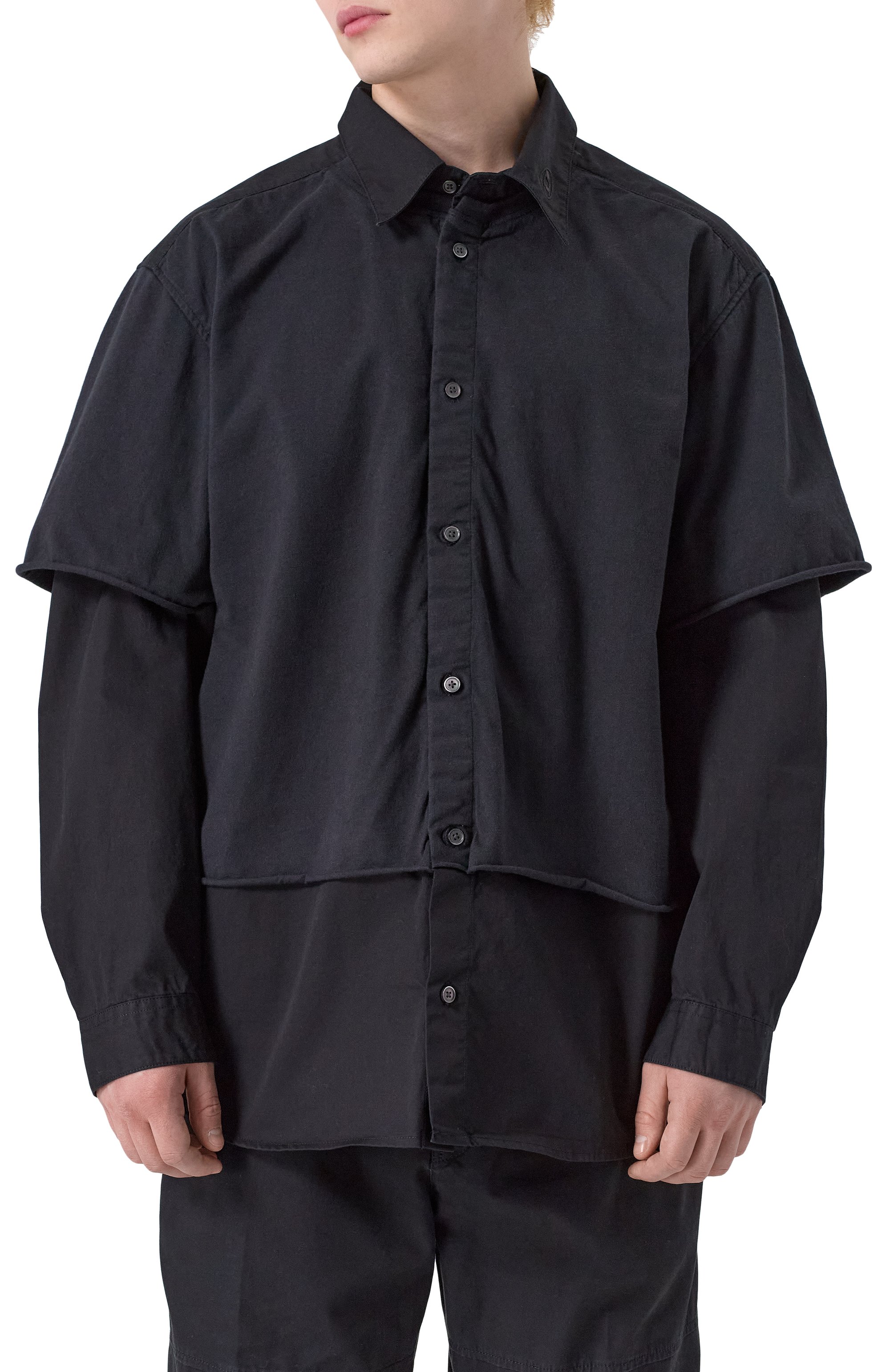 Хлопковая рубашка DIESEL, арт. A16199/0KNAI, фото 3