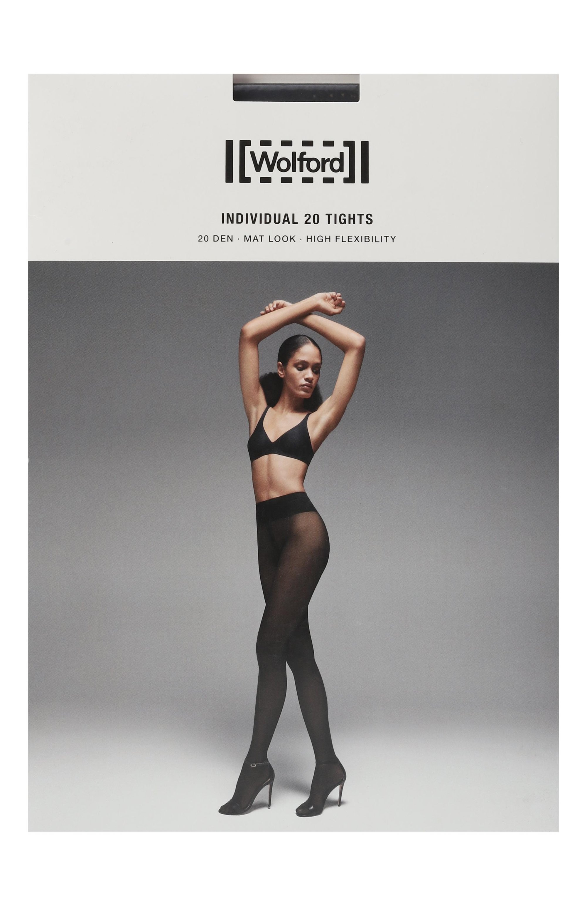 Колготки WOLFORD черного цвета по цене 6500 руб., арт. 18267., фото 1 Колготки WOLFORD, арт. 18267., фото 1