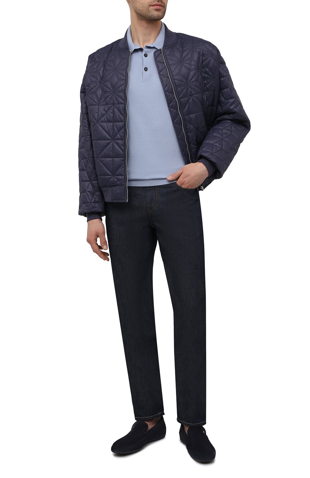 Замшевые мокасины MORESCHI темно-синего цвета по цене 47650 руб., арт. 43711/MY/CR0AZIA, фото 2 Замшевые мокасины MORESCHI, арт. 43711/MY/CR0AZIA, фото 2