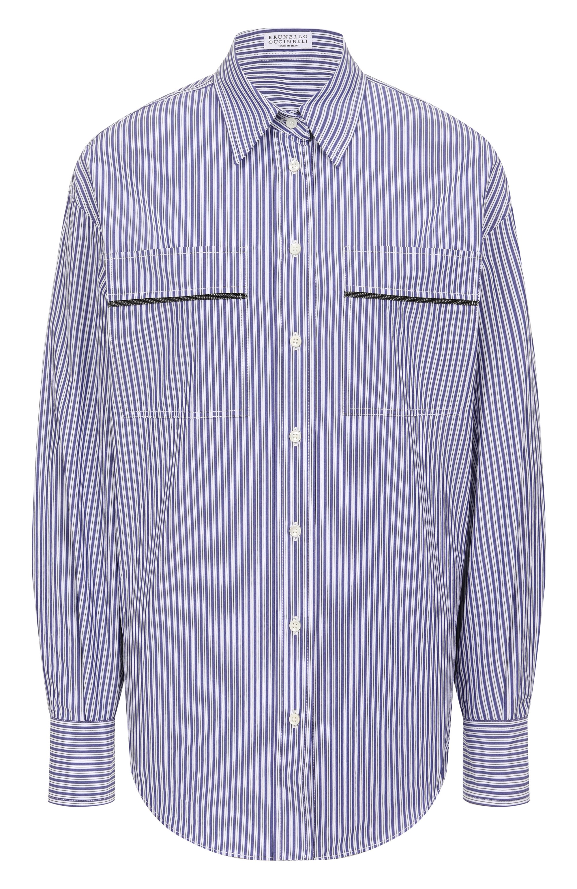 Хлопковая рубашка BRUNELLO CUCINELLI, арт. MH768RA526, фото 1