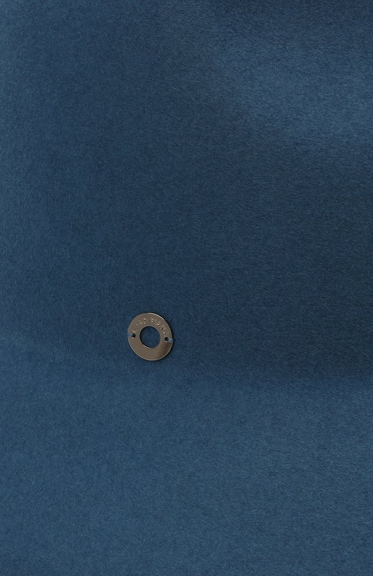 Женская фетровая шляпа ingrid LORO PIANA синего цвета, арт. FAL3434 | Фото 3 (Материал: Текстиль, Шерсть; Материал сплава: Проставлено; Нос: Не проставлено)